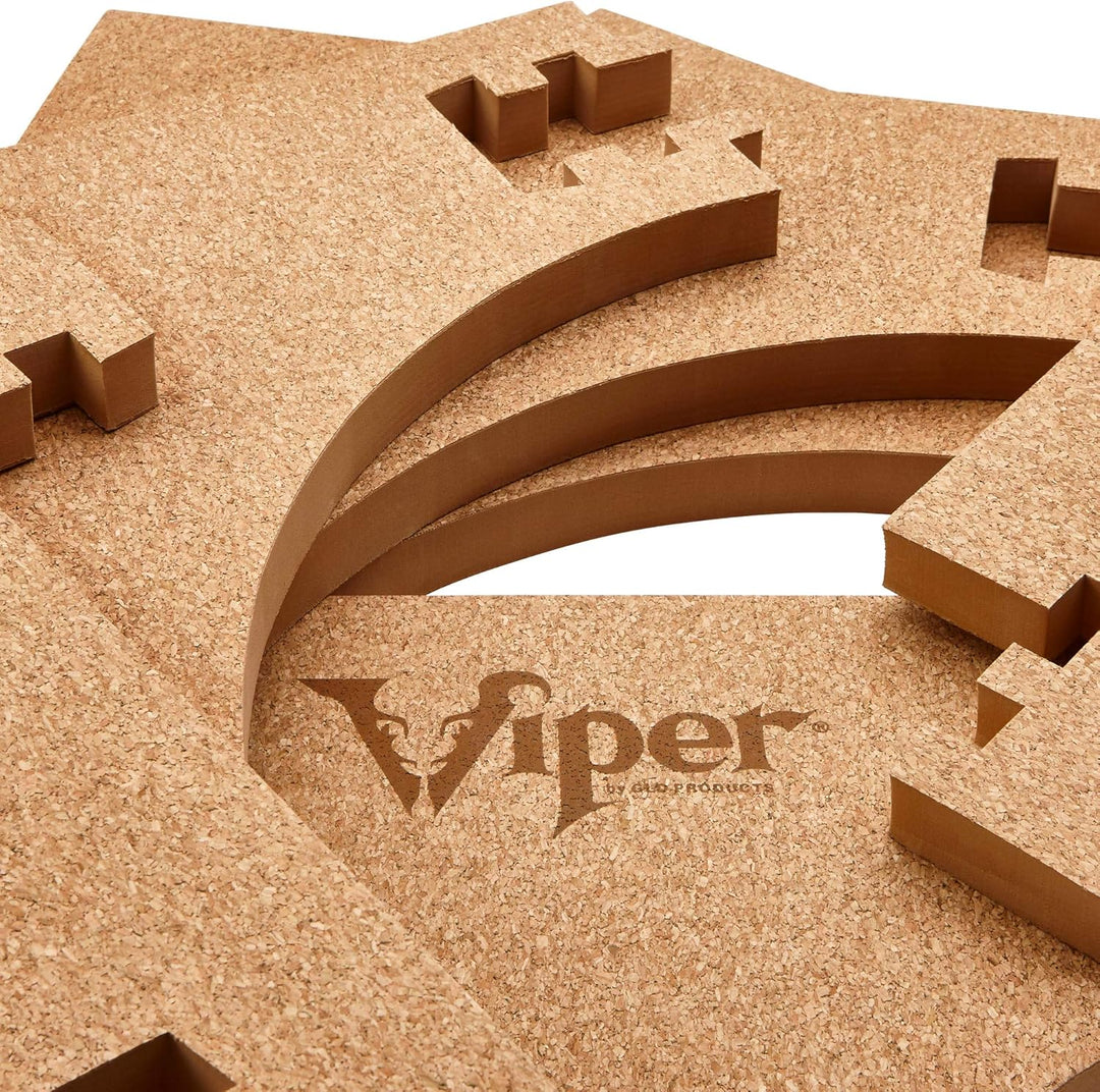 Viper Unisex – Erwachsene Wall Defender III Dartboard Surround Cork Dartscheibe, Hellbraun, 45" L x