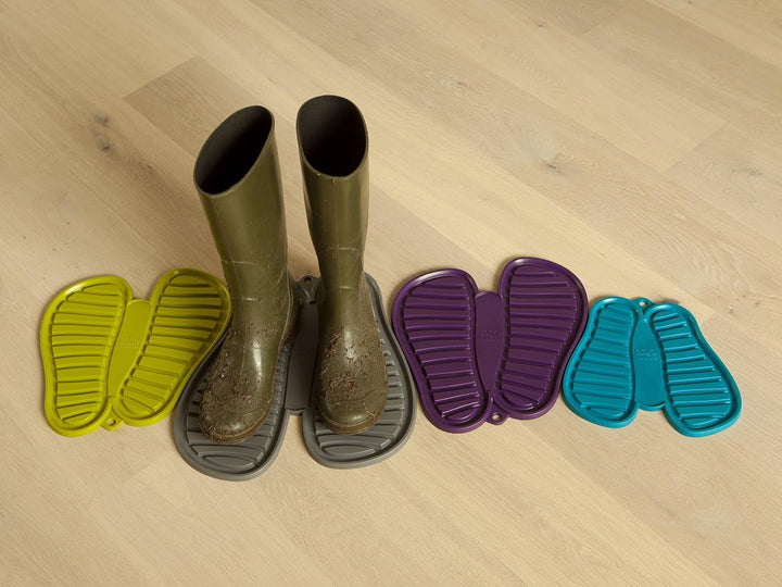 Sanni Shoo Shoo.Pad Schuhablage Schuhabtropfschale – Waschbare Schuhmatte in versch. Grössen &amp; Farbe