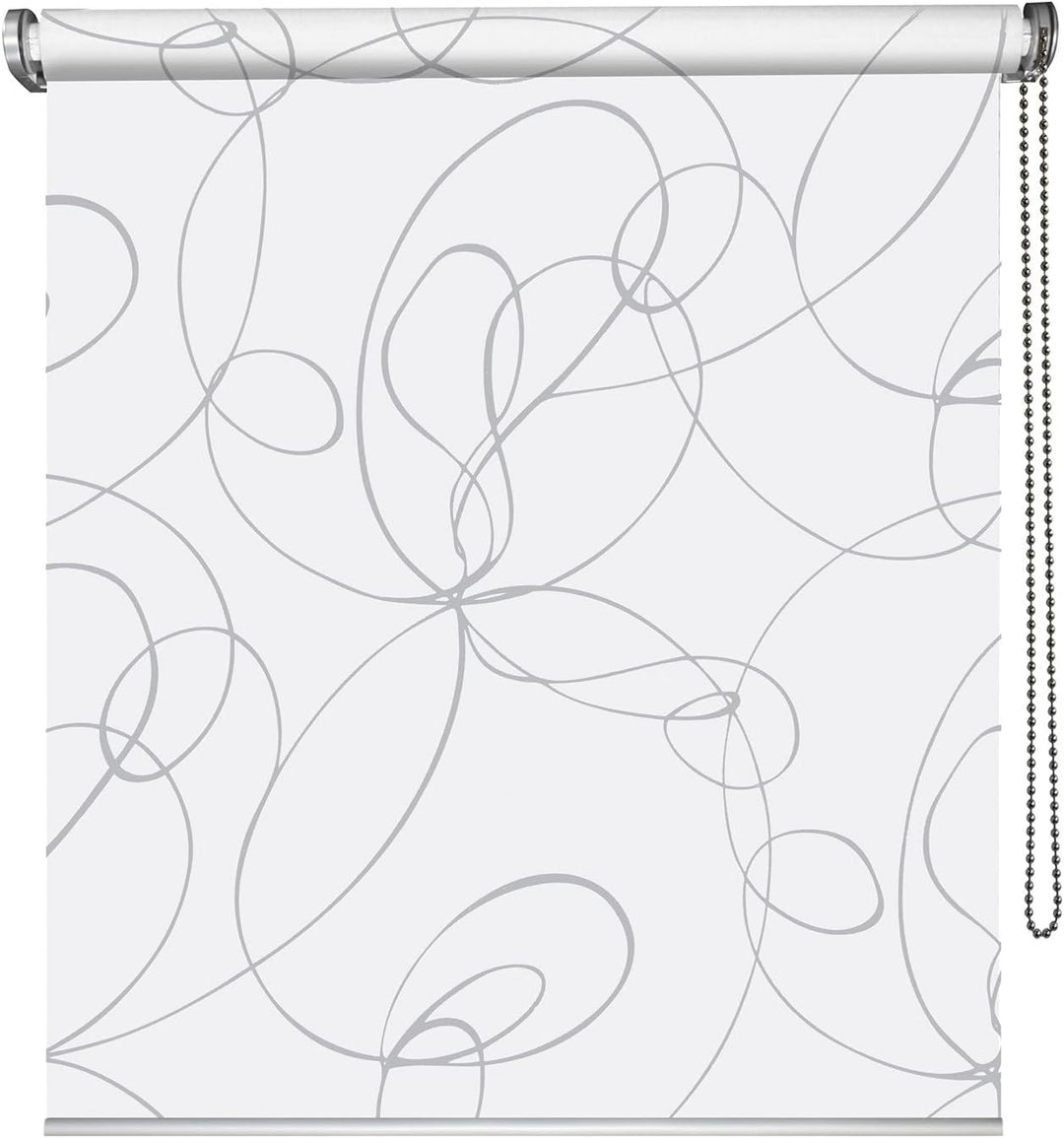 MADECOSTORE Verdunkelungsrollo mit Zickzack-Muster, Motiv Must – Grafik 1316060190 L 64 x H 190 cm (