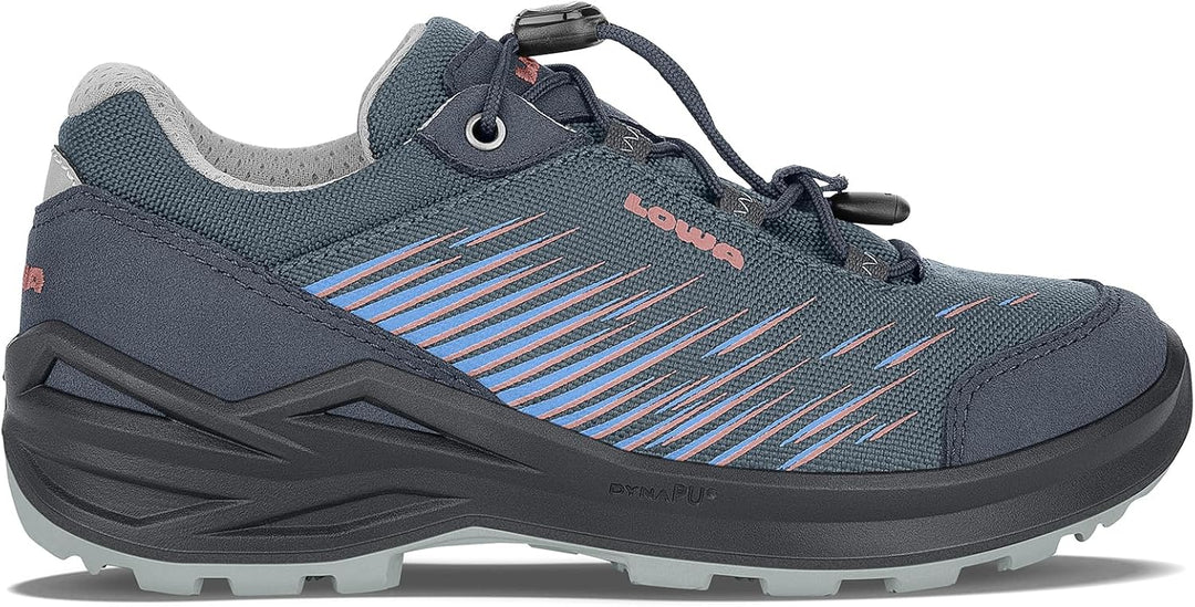 LOWA Halbschuh ZIRROX GTX LO JUNIOR, Stahlblau Rose
