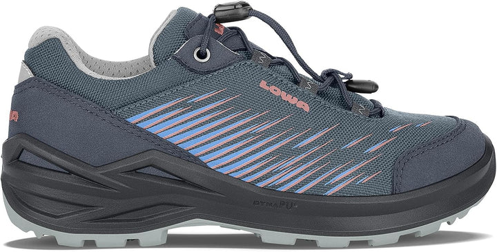 LOWA Halbschuh ZIRROX GTX LO JUNIOR, Stahlblau Rose