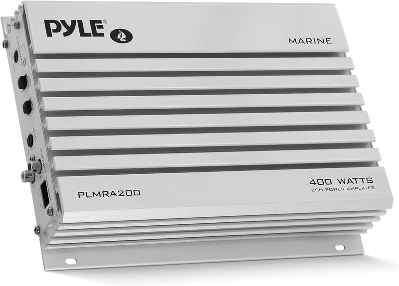 Pyle 2 Kanal 400 Watt Verstärker Brückbarer Wasserdicht Marin, Verstärker