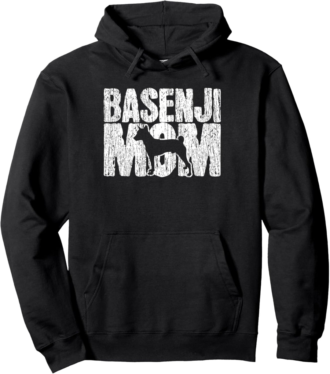 Basenji Hundemama Vintage Pullover Hoodie