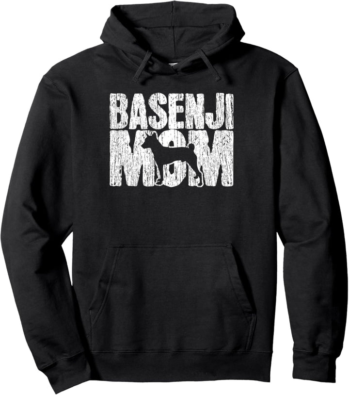 Basenji Hundemama Vintage Pullover Hoodie