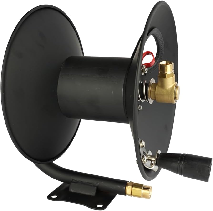 Schlauchtrommel | für Kärcher HD HDS Kränzle Hochdruckreiniger | bis 280 bar | 15m Länge | 3/8" AG x