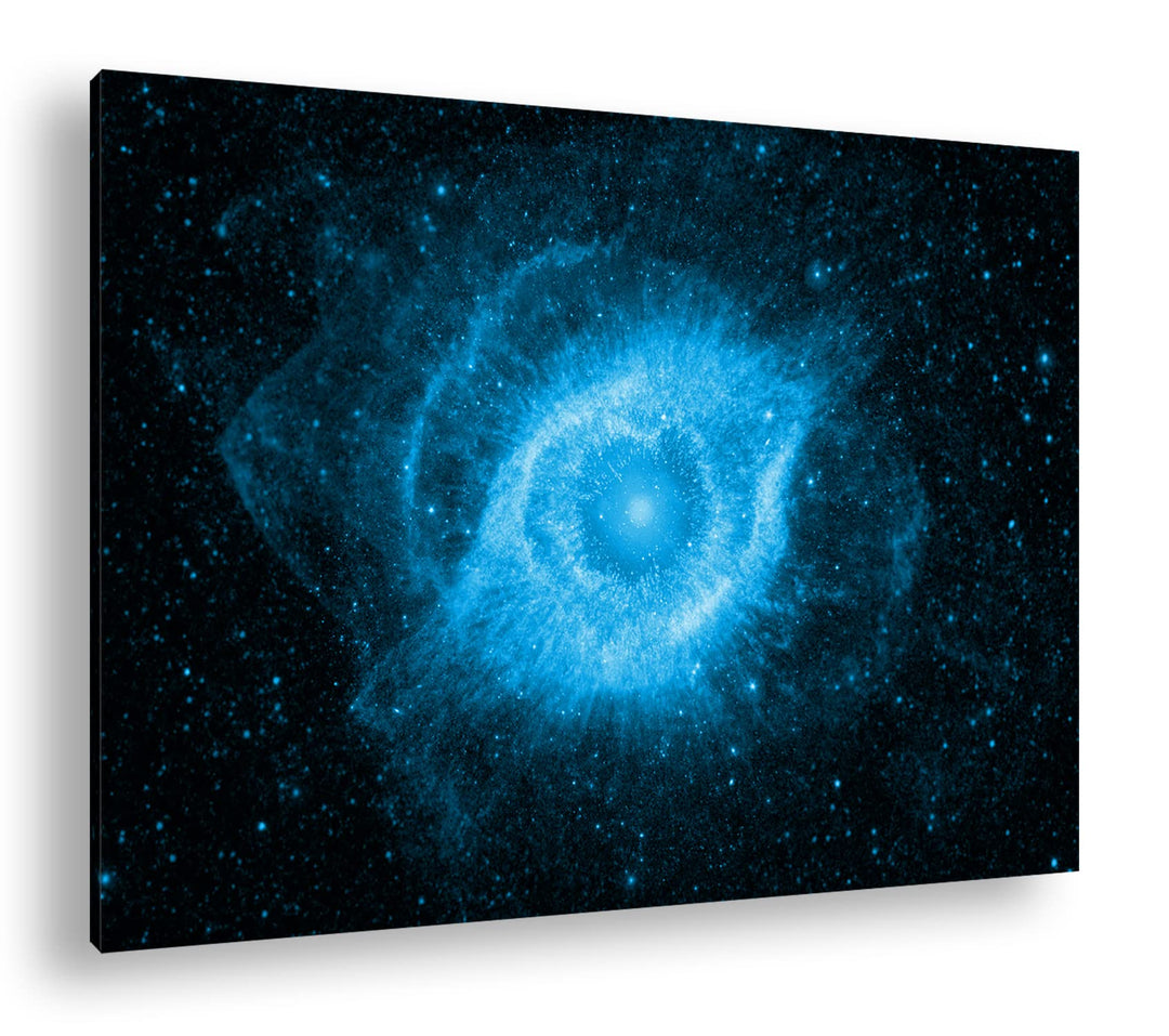 deyoli Überreste einer Supernova Format: 80x60 Effekt: Monocrome Blau als Leinwand, Motiv fertig ger
