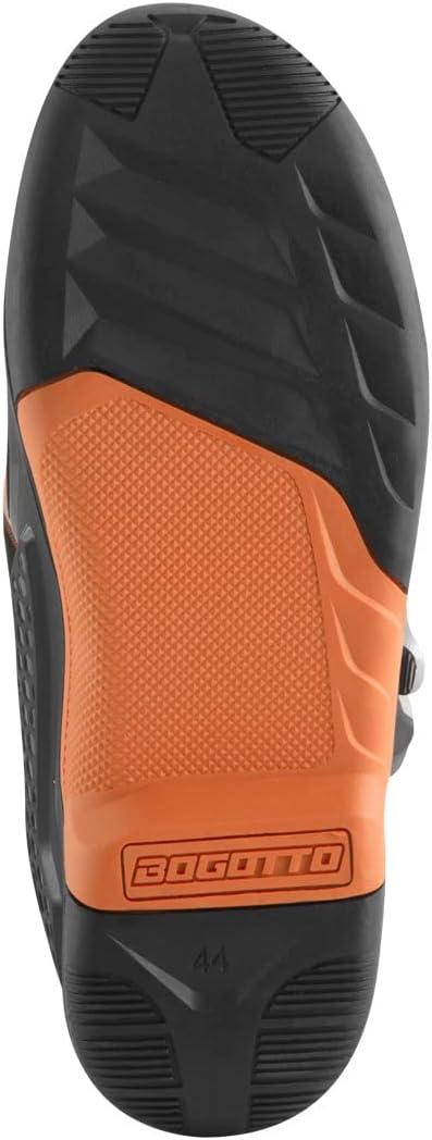 Bogotto MX-6 Motocross Stiefel, orange/schwarz, 43 43 EU Orange Schwarz, 43 EU Orange Schwarz