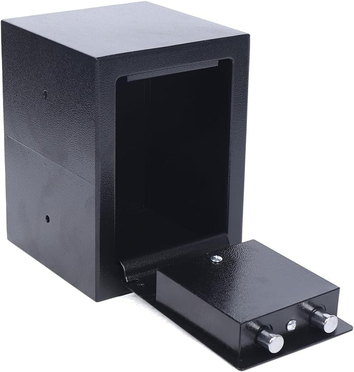 Möbeltresor 4.6L Tresorfach mit 3 Schlüsseln 23 * 17 * 17cm Mini Safe Tresor mit Mechanisches Schlos