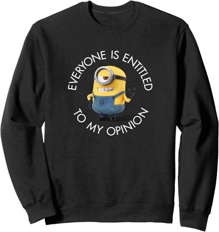 Despicable Me Minions Carl Everyone Entitled To My Opinion Sweatshirt