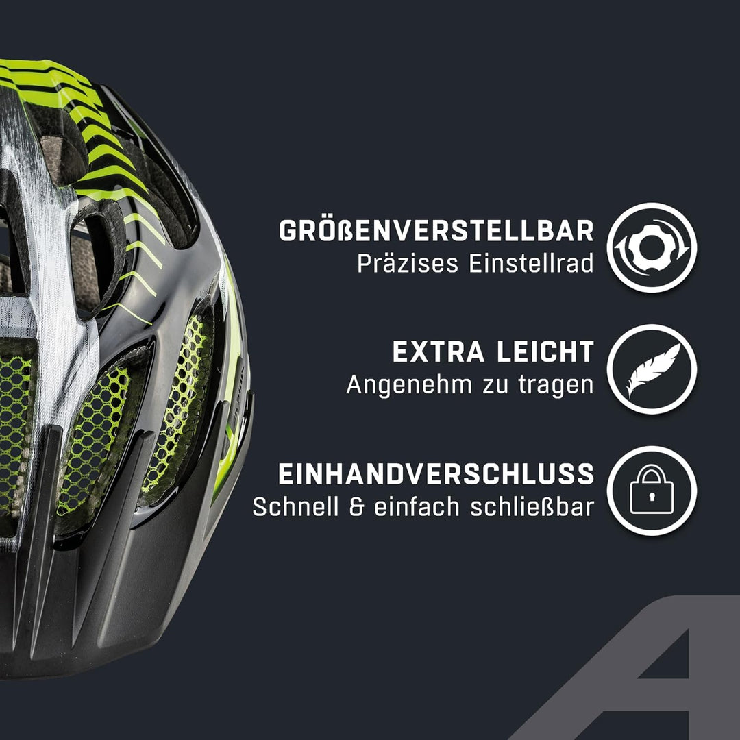 ALPINA FB JR. 2.0 - Stossabsorbierender, Leichter & Stabiler Fahrradhelm Mit nachrüstbarem LED Für K