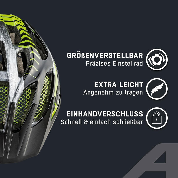 ALPINA FB JR. 2.0 - Stossabsorbierender, Leichter & Stabiler Fahrradhelm Mit nachrüstbarem LED Für K