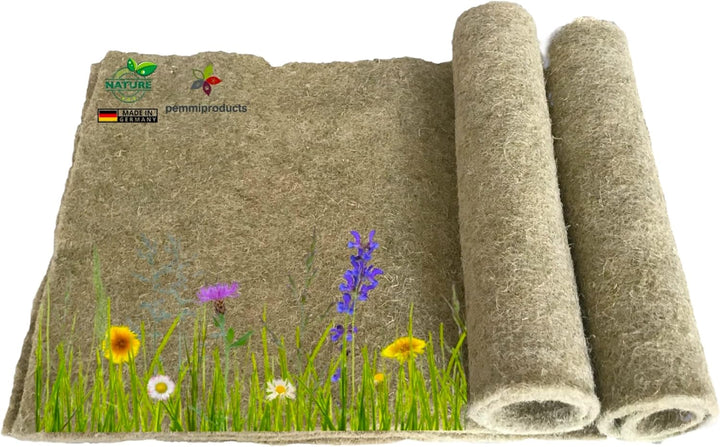 pemmiproducts Nager-Teppich aus 100% Hanf, 150 x 80 cm ca. 5mm dick,2er Pack (EUR9,79/m²) Nagermatte