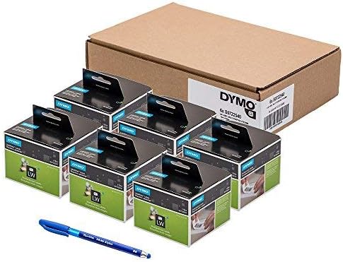 6 x Dymo S0722540 Original LabelWriter Vielzwecketiketten, abnehmbarer selbstklebend, 11354, 57 x 32