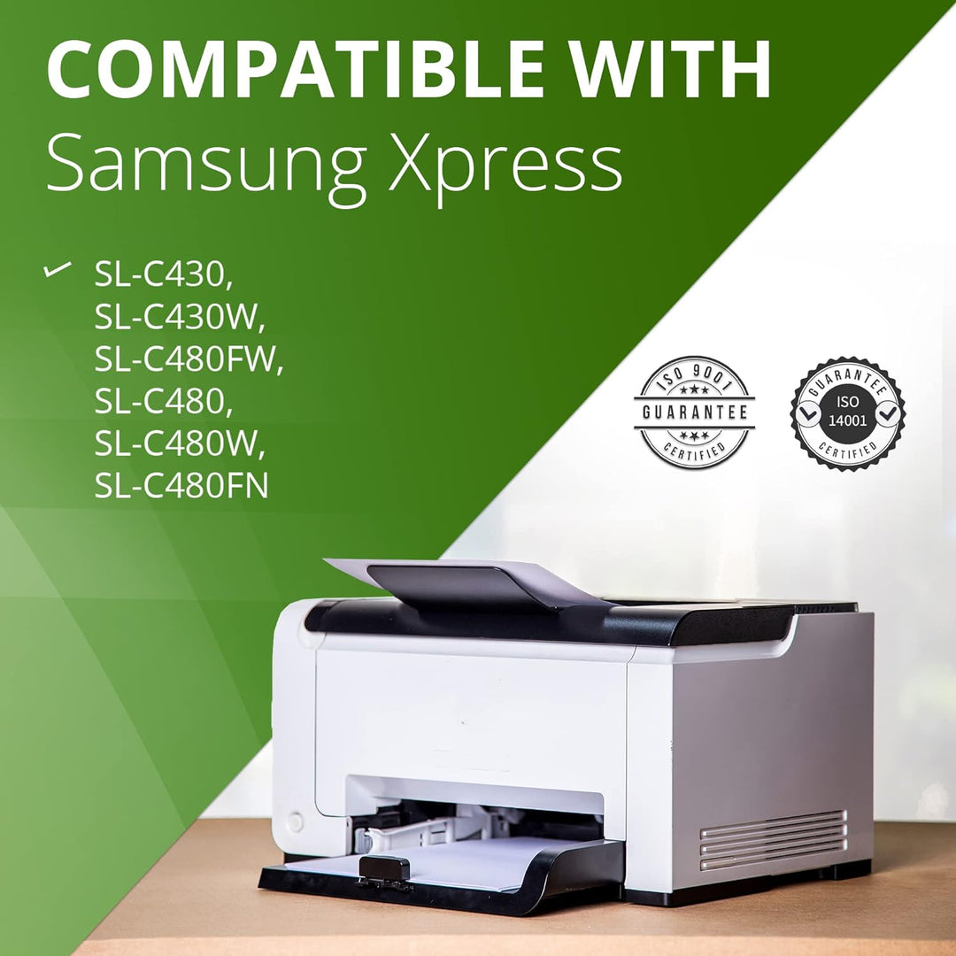 Printing Pleasure Toner kompatibel für Samsung Xpress SL-C430W SL-C480W/FW/FN | CLT-K404S CLT-C404S