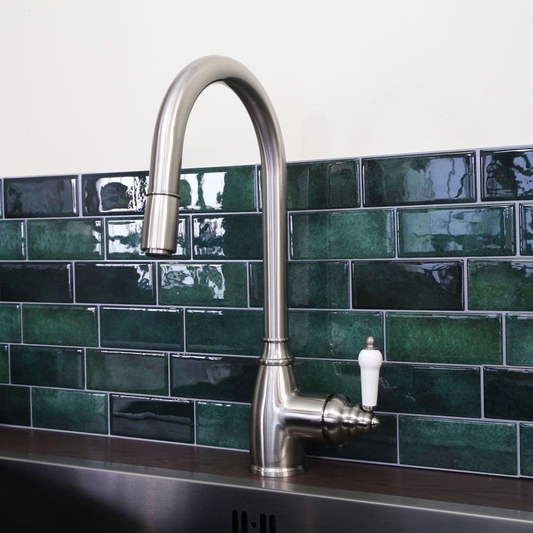 Essebagno Ascott Küchenarmatur mit ausziehbarer Brause Edelstahloptik