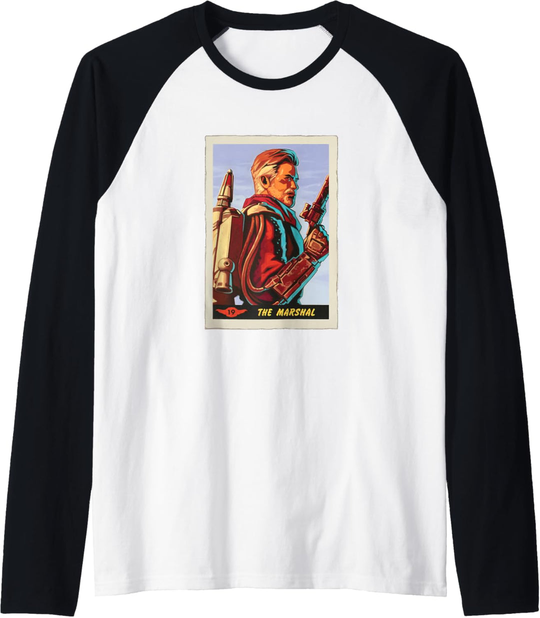 Star Wars: The Mandalorian The Marshal Trading Card Raglan