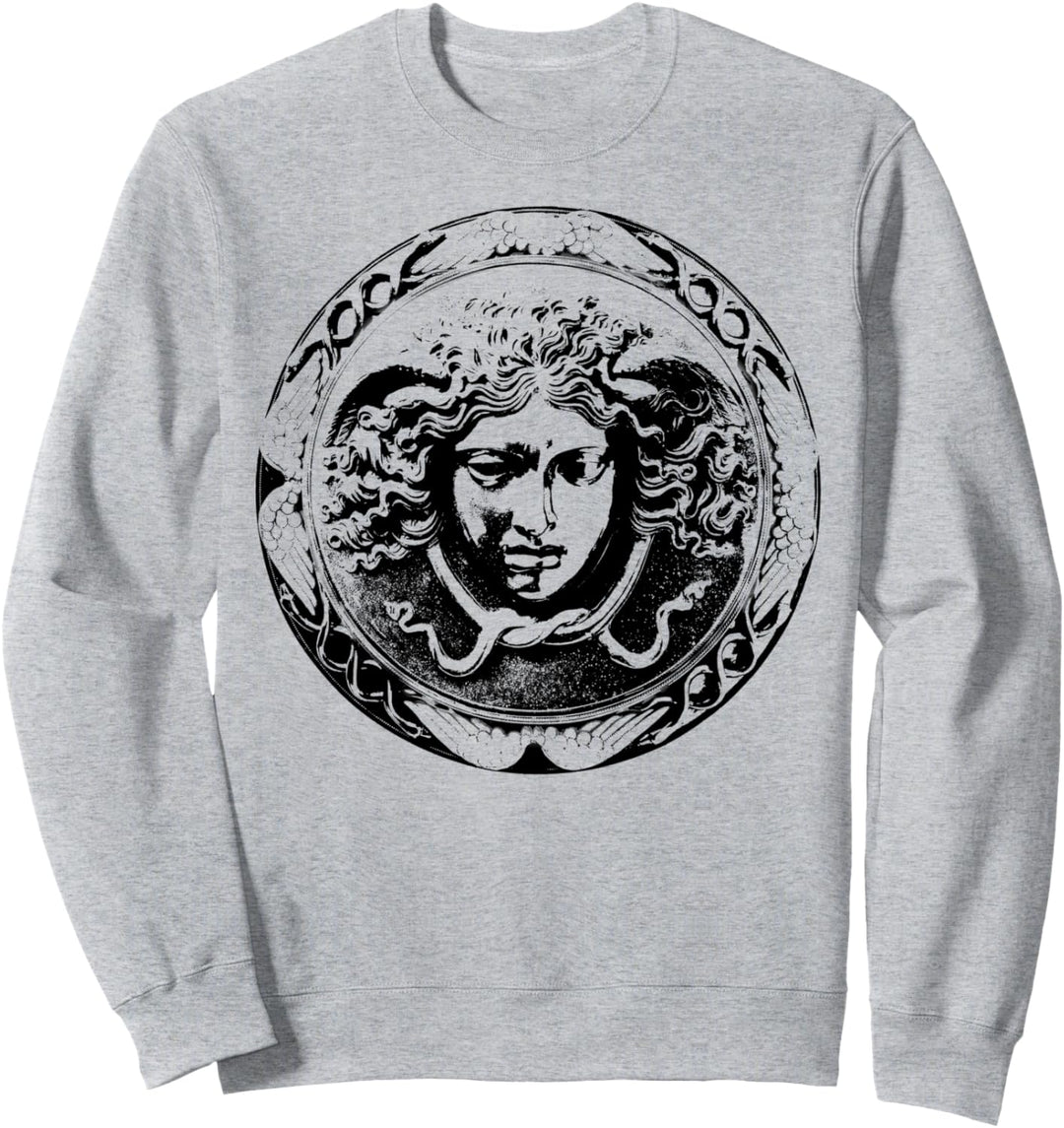Medusa Head Schlangenhaar, griechischer Mythos, Gorgon Sweatshirt