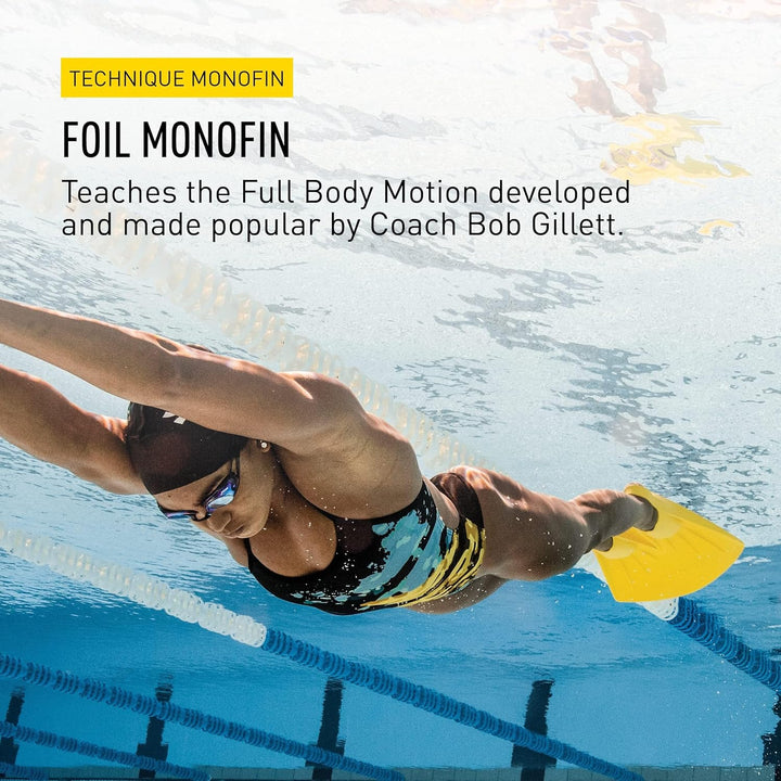 Finis Training Monofin (US) XL: 13.5-15, F: 16-17.5 yellow, (US) XL: 13.5-15, F: 16-17.5 yellow