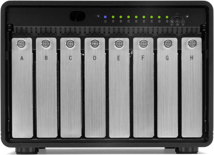 OWC ThunderBay 8 RAID 5 Edition Externes 8-Bay-Laufwerk mit Zwei Thunderbolt 3-Anschlüssen 0 TB RAID