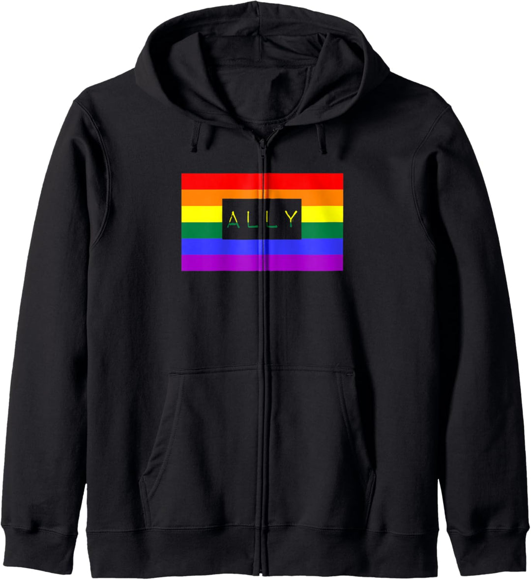 Cute Gay LGBTQ Ally Pride Flag Stuff Rainbow Love Aesthetic Kapuzenjacke