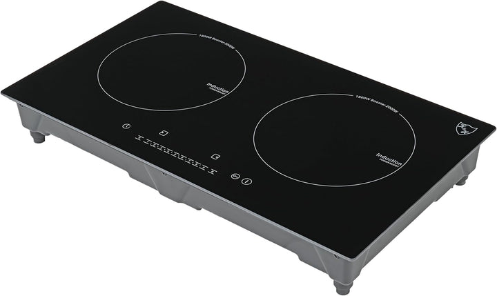 K&H® Doppel 2 Zonen Induktionskochfeld 60cm Autark Eingebaut HIN-3420-6