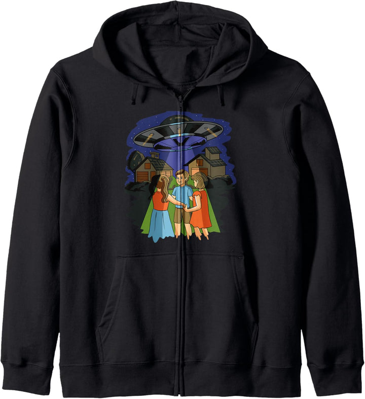 werden von einem ausserirdischen lustigen Geschenk Kapuzenjacke