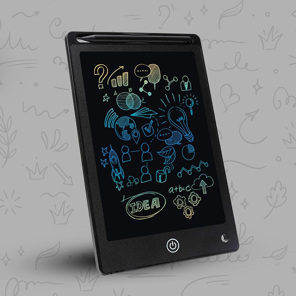 #Winning Endloses Zeichenpad Bunt – LCD Schreibtafel & Malbrett für Kinder – Wiederverwendbarer Elek