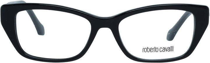 Roberto Cavalli RC5082 Brillenrahmen - Glänzender schwarzer Rahmen, glänzende schwarze Gläser, 51 mm