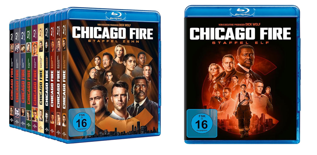 Chicago Fire - Die kompletten Staffeln 1-11 im Set - Deutsche Originalware [58 Blu-rays], Blu-ray