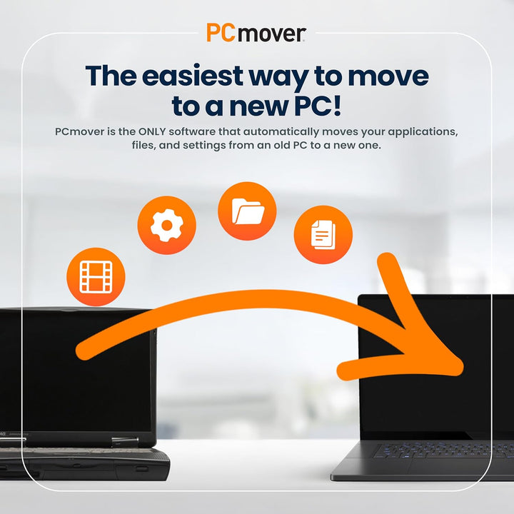 LAPLINK PCmover Professional 11 – Migration Software, für Dateien, Ordner & Programme, 5 Gbps Super