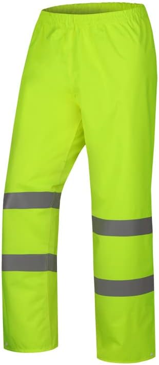 TopHomer Regenhose für Damen & Herren, Wasserdicht Fahrrad Regenhose mit Reflektoren, Leichte Atmung