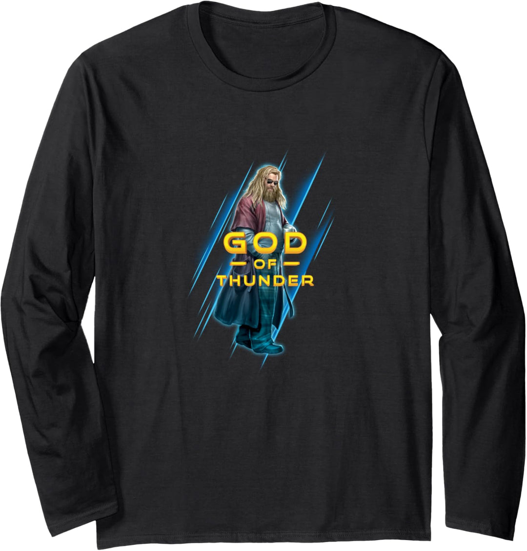 Marvel Avengers Endgame Thor God Of Thunder & Sweatpants Langarmshirt