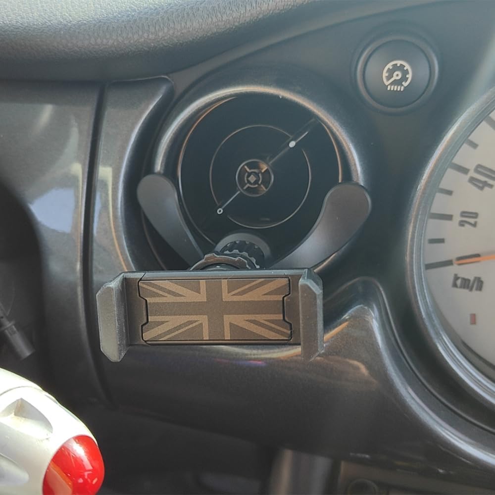 Handyhalterung für Mini R50 R52 R53, Autohandyhalter für runde Luftauslässe für Mini Cooper One R50