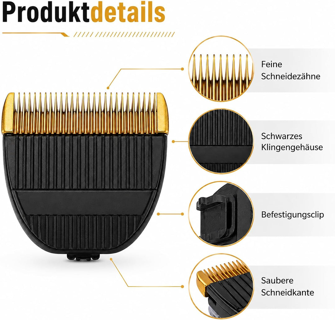 Poweka ER1611 Scherkopf Kompatibel mit Panasonic Haarschneidemaschine - Ersatzscherkopf WER 9902 X-T