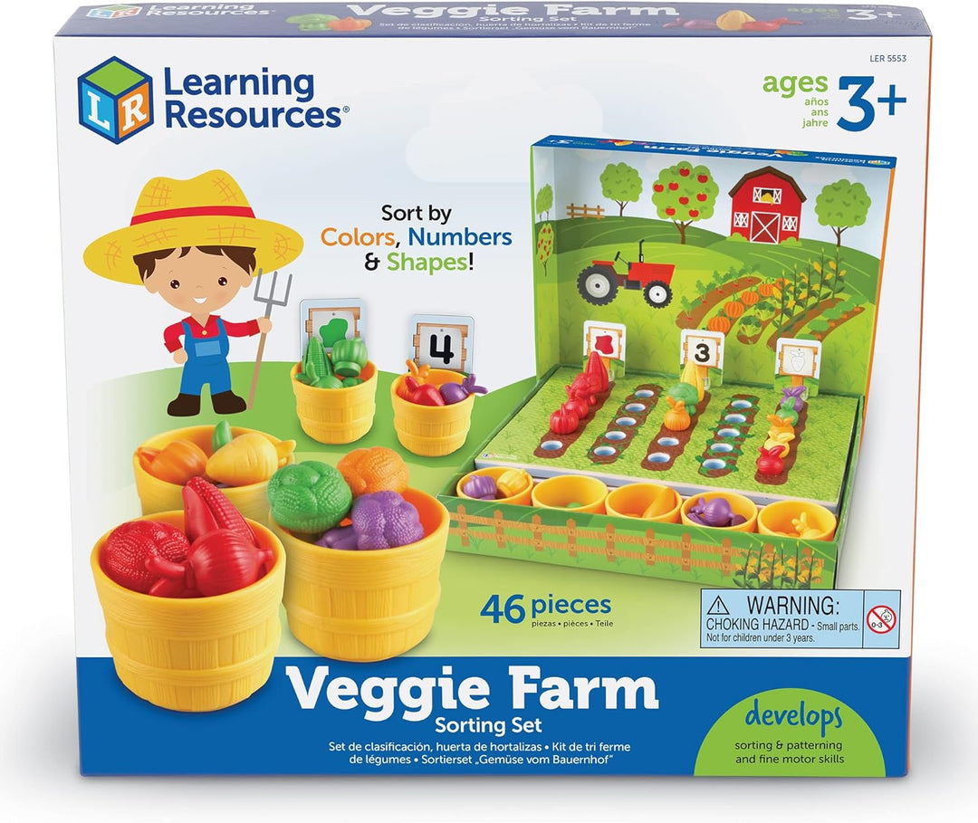 Learning Resources Gemüsehof – Sortierset Bauernhof, Bauernhof