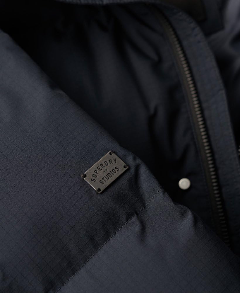 Superdry Herren Chamarra Acolchada A4 – gepolstert, S Marineblau (Eclipse Navy)