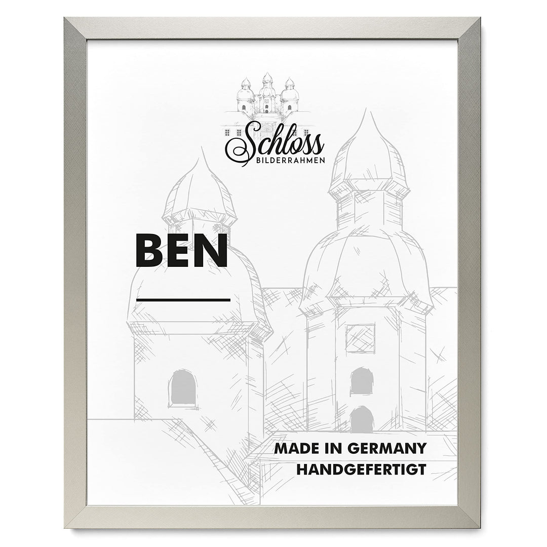 Ben 50x70 cm, Dekor Alu gebürstet 50x70 cm Alu gebürstet, 50x70 cm Alu gebürstet
