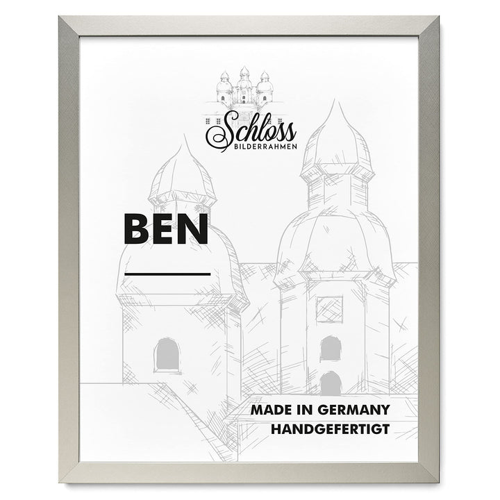 Ben 50x70 cm, Dekor Alu gebürstet 50x70 cm Alu gebürstet, 50x70 cm Alu gebürstet