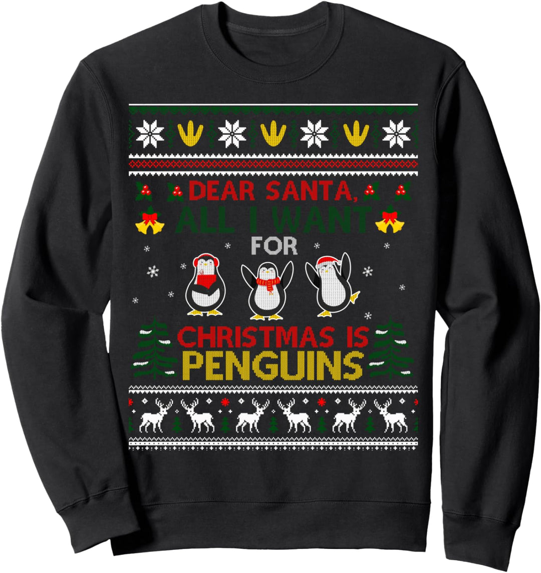 Lieber Weihnachtsmann, alles was ich zu Weihnachten wünsche, ist der hässliche Pullover von Pingu Sw