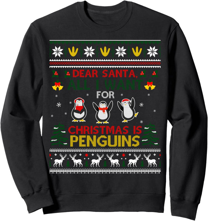 Lieber Weihnachtsmann, alles was ich zu Weihnachten wünsche, ist der hässliche Pullover von Pingu Sw