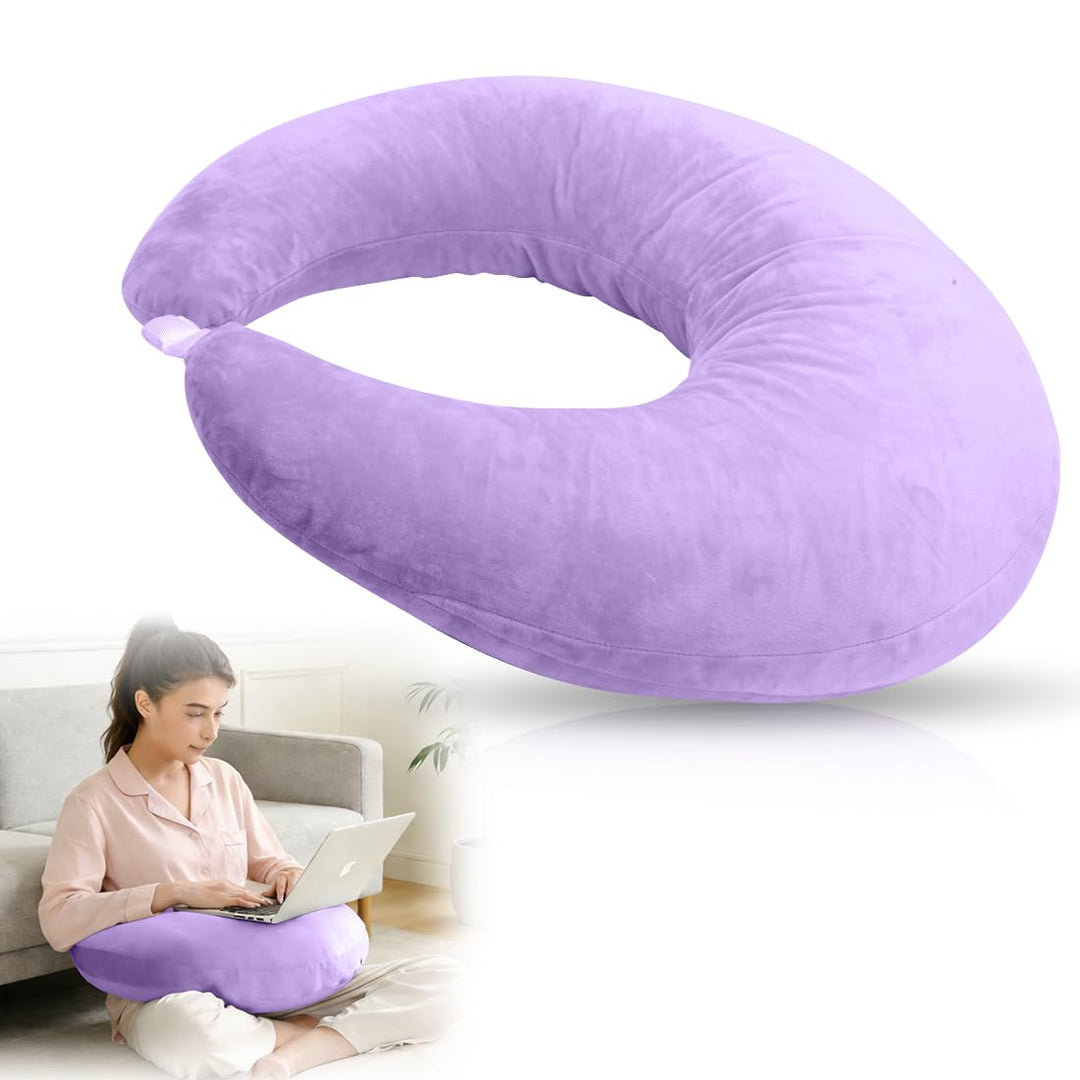 Ergonomisches Crealis-Kissen, Schosskissen Lesekissen,Ergonomisches Gaming Armkissen, Häkelkissen St