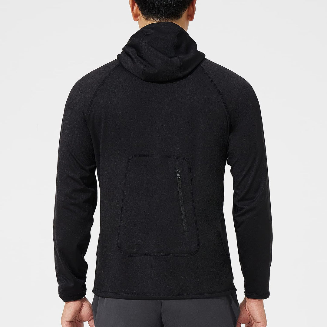 HUGE SPORTS Winter Hoodie Herren Kapuzenpullover mit Fleece Innenseite für Wintersport