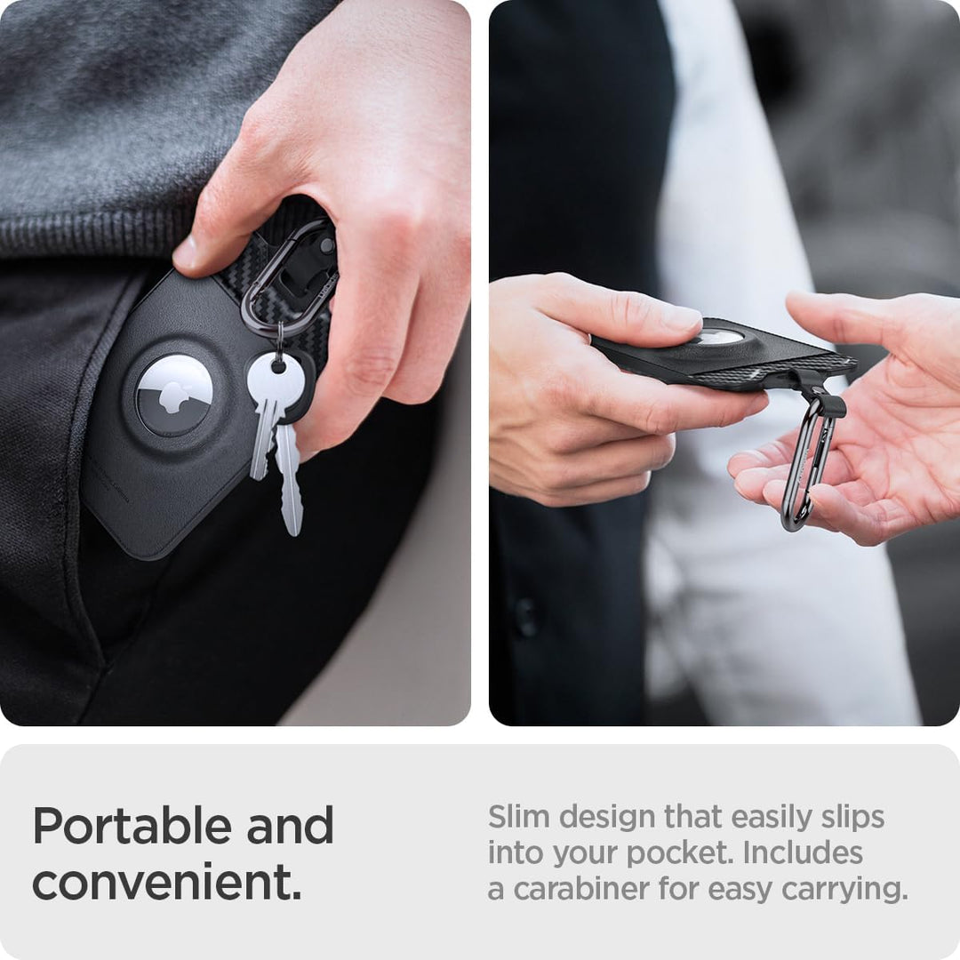 Spigen Air Fit Schlüssel Karten Halter für Tesla Model Y (~2026 Juniper) Model 3 (~Highland 2026) S