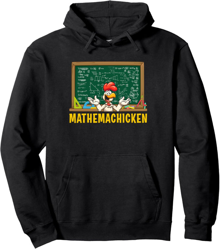 Mathemachicken Math Joke Landwirtschaft Trecker Biobauer Pullover Hoodie