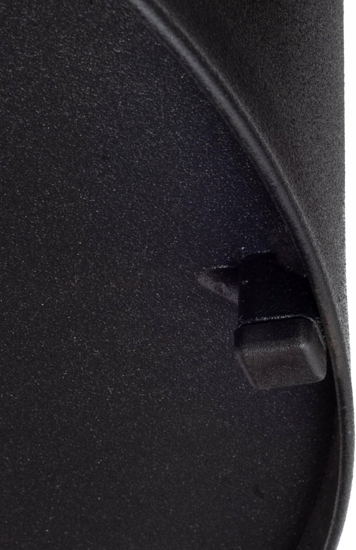 Kapaga – Kaminholzkorb – Metall Schwarz pulverbeschichtet – Holzträger mit Muster – Robuster Holzkor