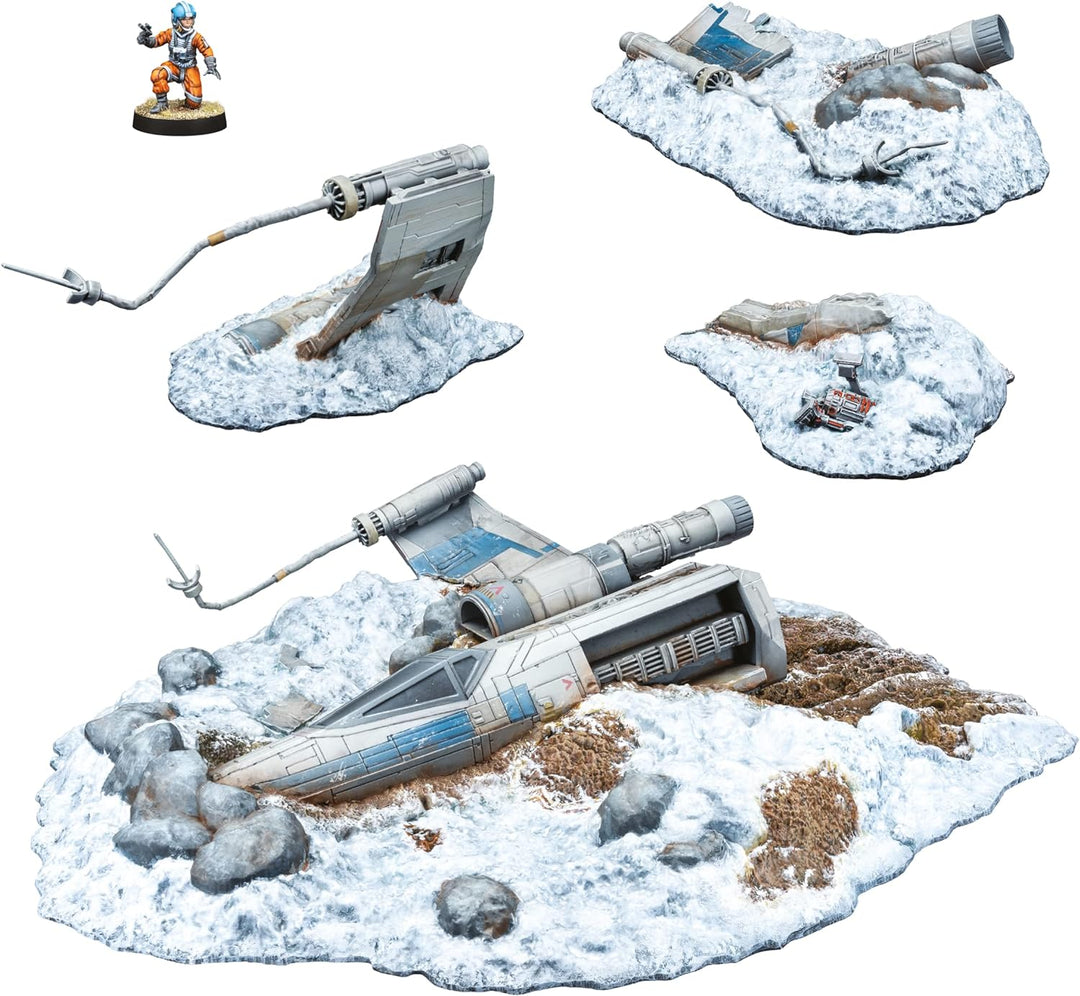 Asmodee | Atomic Mass Games | Star Wars: Legion – Abgestürzter X-Flügler | Erweiterung | Tabletop |