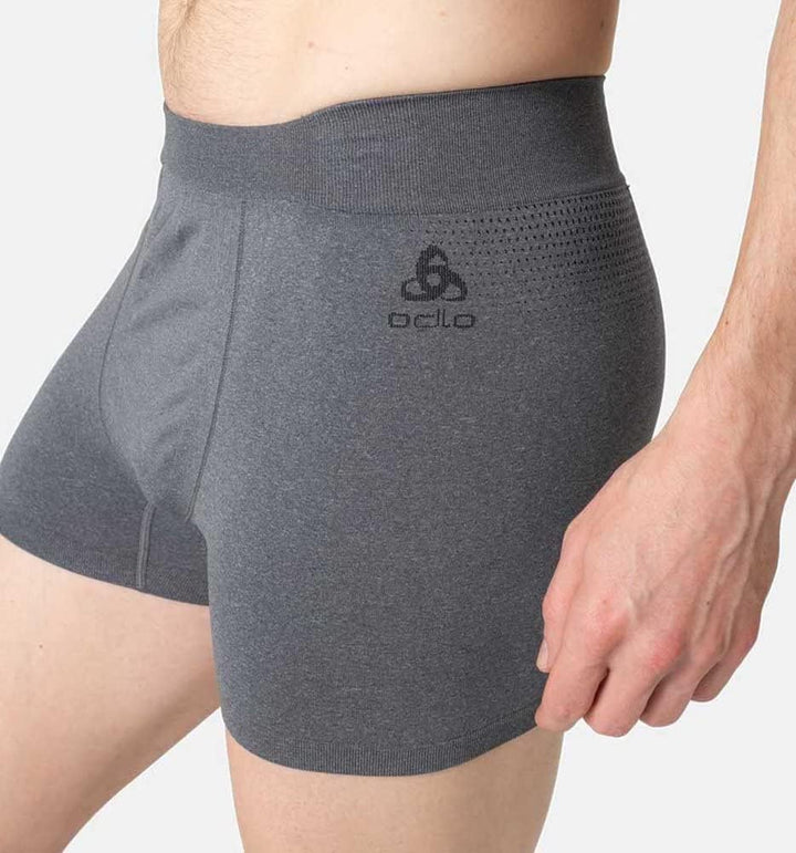 Odlo Men's Performance Light Eco_188742 Functional Underwear Boxer Shorts S Grey Melange, S Grey Mel