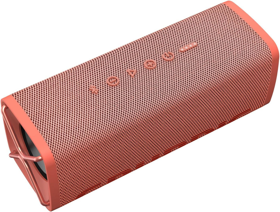 Grundig GBT Club Coral - Bluetooth Lautsprecher, Soundbox, Bass, 20 W RMS Gesamtausgangsleistung, bi