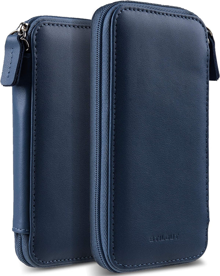 STILGUT Handytasche kompatibel mit iPhone 13 Mini, iPhone SE 2022 und andere Smartphones bis 5,4“, H