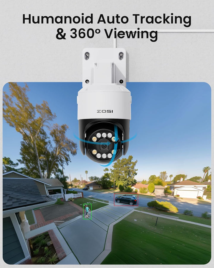 ZOSI 4K 32CH Überwachungskamera Set Aussen, 8MP PoE Kamera Überwachung Outdoor, 4TB HDD Dual-Disk NV
